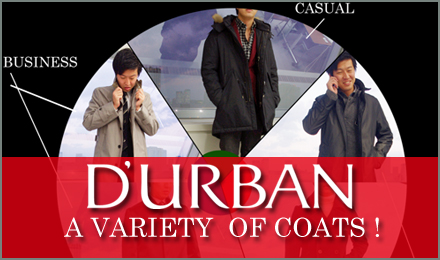 2014-15 Winter D'URBAN VARIETY OF COATS!