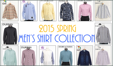 Men's Shirts COLLECTION 2015SPRING