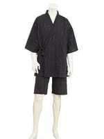 【じんべえ】播州ちぢみドビー甚平