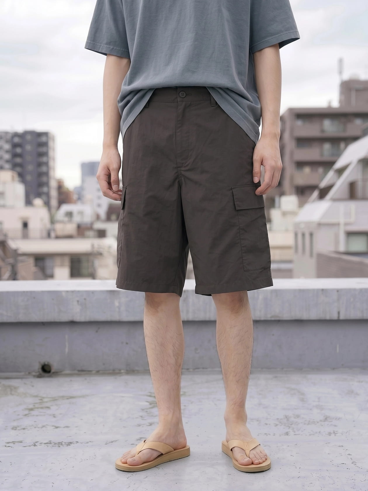 ナイロンタスラン カーゴハーフパンツ