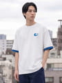 吸水速乾 袖リブ配色 半袖Tシャツ