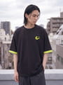 吸水速乾 袖リブ配色 半袖Tシャツ