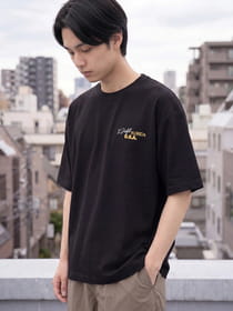 カノコ ロゴ刺繍 半袖Tシャツ