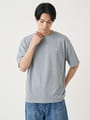 スラブ天竺 オーバルロゴプリント 半袖Tシャツ