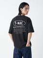 スラブ天竺 オーバルロゴプリント 半袖Tシャツ