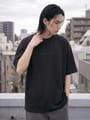 接触冷感 冷感ポンチ 筆記体ロゴ刺繍 半袖Ｔシャツ