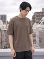 ワッフル クルーネック 半袖Tシャツ