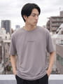 ジョーゼット 筆記体ロゴ刺繍 半袖Tシャツ