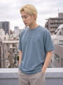 ジョーゼット 筆記体ロゴ刺繍 半袖Tシャツ
