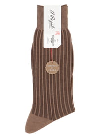 【イルレガロ】ストライプジャガードソックス