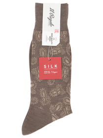 【イルレガロ】シルクペイズレーソックス