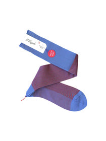 【イルレガロ】マイクロストライプハイソックス