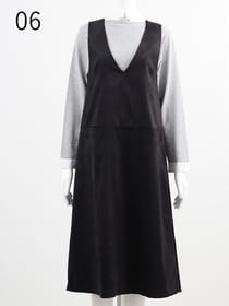 【サンプル】フェイクスエードジャンパースカート