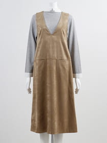 【サンプル】フェイクスエードジャンパースカート