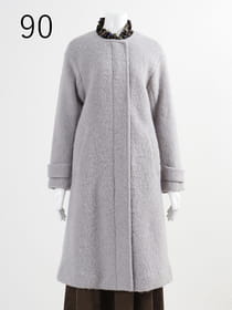 【サンプル】ウール混ループカットシャギーコート
