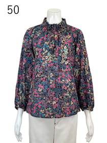 【サンプル】Deveaux小花プリントブラウス