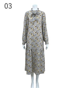 【サンプル】小花プリントワンピース