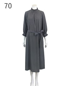 【サンプル】ロンバスプリントワンピース