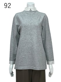 【サンプル】配色インターシャジャガードニット