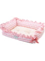 Retoro Gingham スクエアペットベッドM