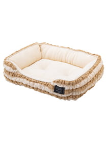 ポップコーンボーダー スクエアペットベッドS