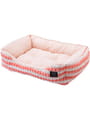 ポップコーンボーダー スクエアペットベッドM