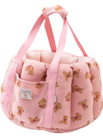 【3buy40%OFF！対象商品】くまプリントワッフル ペット用2WAYドライブバッグ