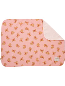 くまプリントワッフル ペット用ブランケット