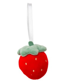 鳴き笛入り ペット用いちごTOY