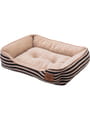 リブボーダー スクエアペットベッドS