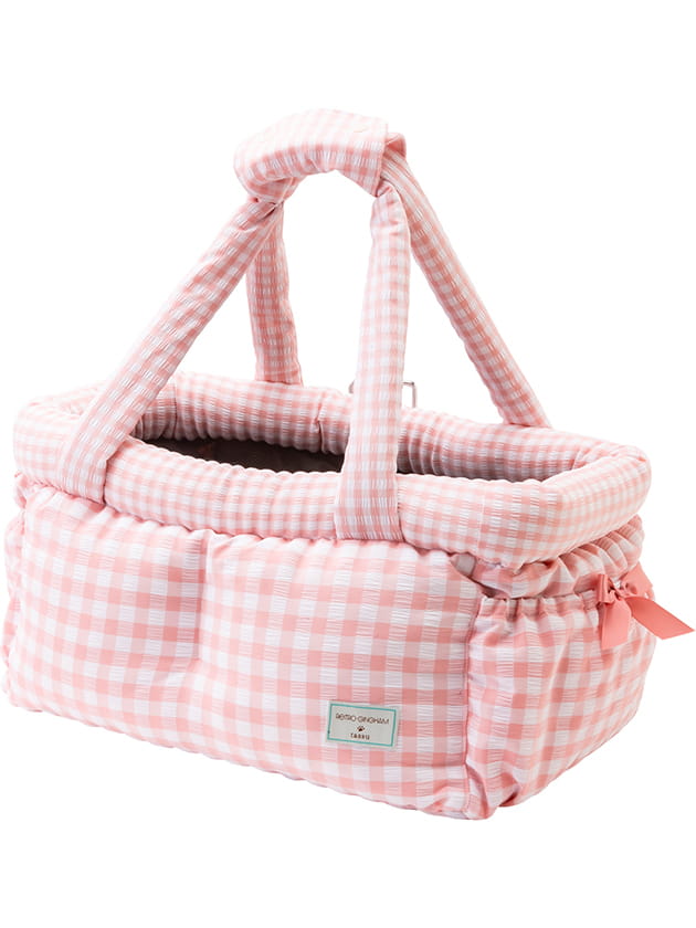 Reroeo Gingham ペット用キャリーバッグ
