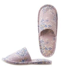 LE DEPART 外縫いスリッパ カスミソウ