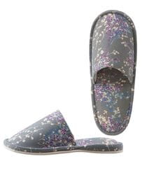 LE DEPART 外縫いスリッパ カスミソウ