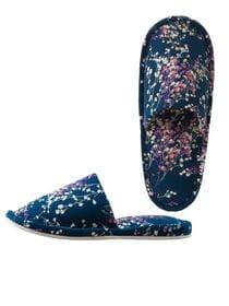 LE DEPART 外縫いスリッパ カスミソウ