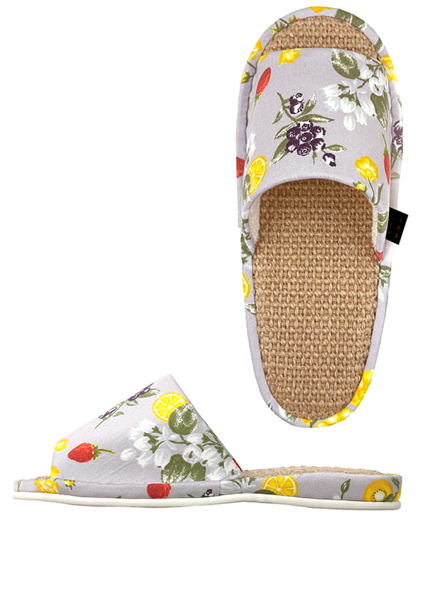 LE DEPART 麻敷きスリッパ ブルーム Mサイズ