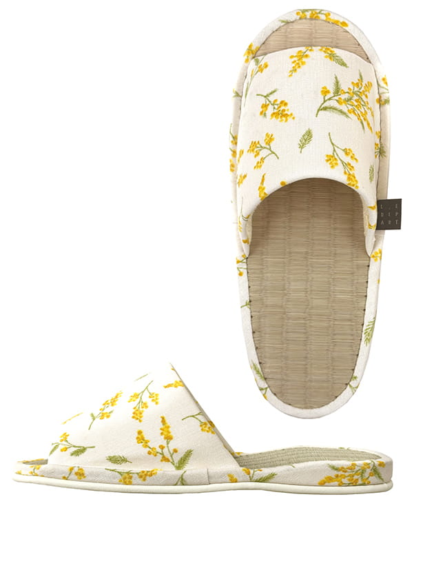 LE DEPART たたみスリッパ ミモザ Mサイズ