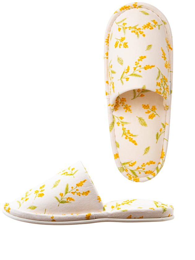 LE DEPART 外縫いスリッパ ミモザ Mサイズ