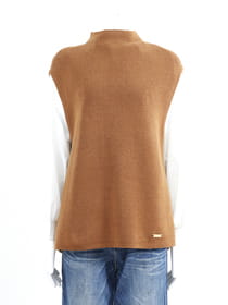 【サンプル】ニットベスト×ブラウス（アンサンブル）