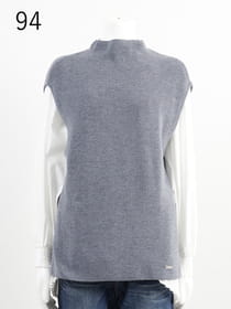 【サンプル】ニットベスト×ブラウス（アンサンブル）