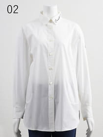 【サンプル】ドロップショルダーシャツブラウス