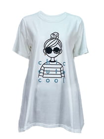 【サンプル】クールローレルフレアーラインカットソー