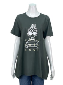 【サンプル】クールローレルフレアーラインカットソー