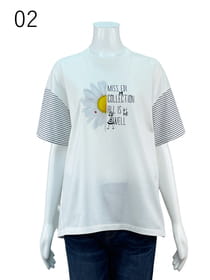 【サンプル】転写プリントカットソープルオーバー