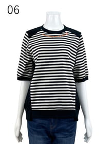 【サンプル】ボーダー切り替えカットソー