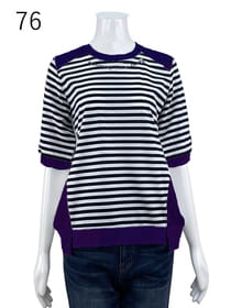 【サンプル】ボーダー切り替えカットソー