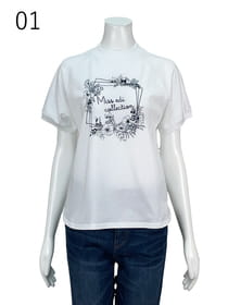 【サンプル】ラグランスリーブモックネックカットソー