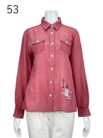 【サンプル】ediちゃん2.2oz綾デニムシャツブラウス