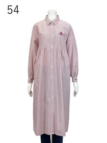 【サンプル】先染めストライプロングシャツ