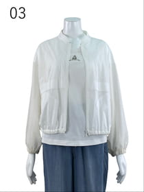 【サンプル】異素材ドッキングブルゾン