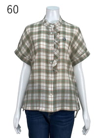 【サンプル】コットンガーゼフレンチスリーブブラウス